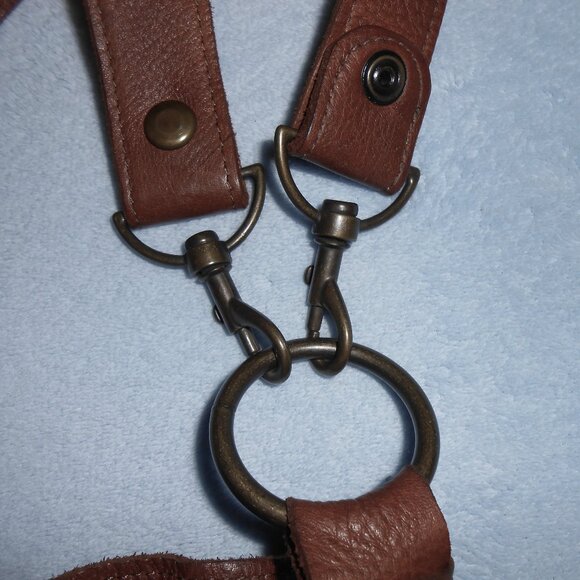 McFadin fringed leather shoulder / crossbody bag - Picture 9 of 13